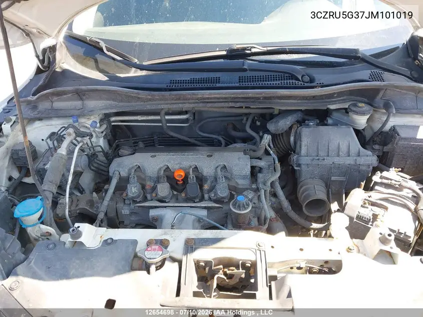 2018 HONDA HR-V VIN 3CZRU5G37JM101019 — фото 9