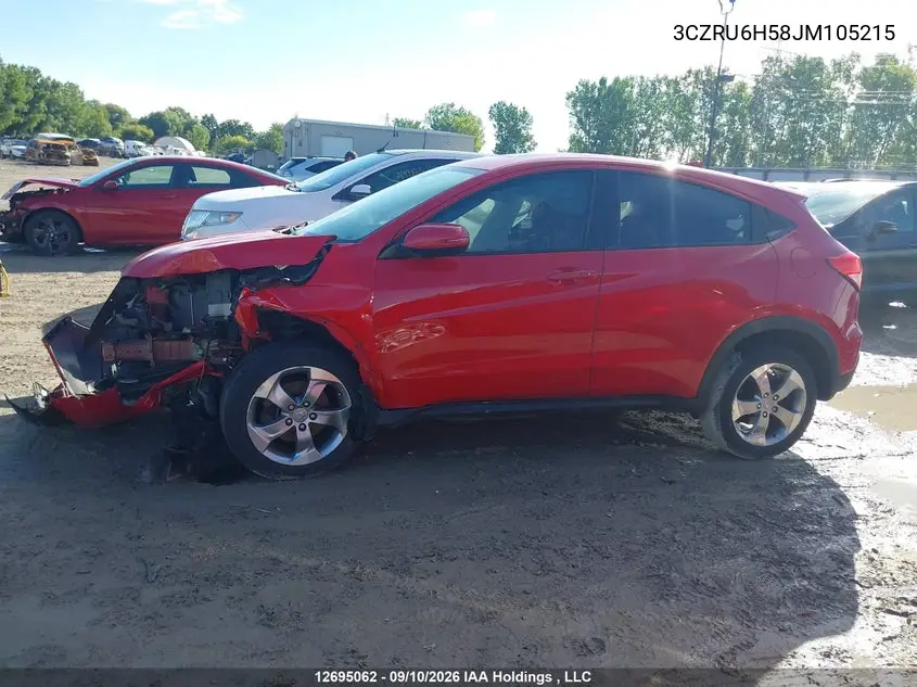 2018 HONDA HR-V VIN 3CZRU6H58JM105215 — фото 14