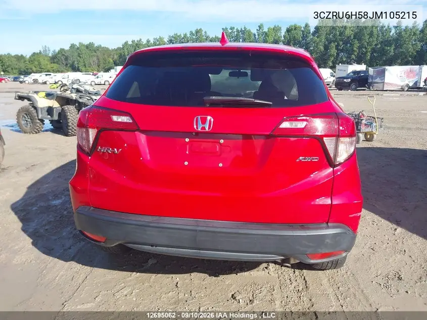 2018 HONDA HR-V VIN 3CZRU6H58JM105215 — фото 16