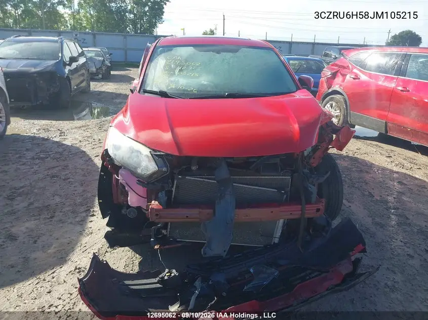 2018 HONDA HR-V VIN 3CZRU6H58JM105215 — фото 6