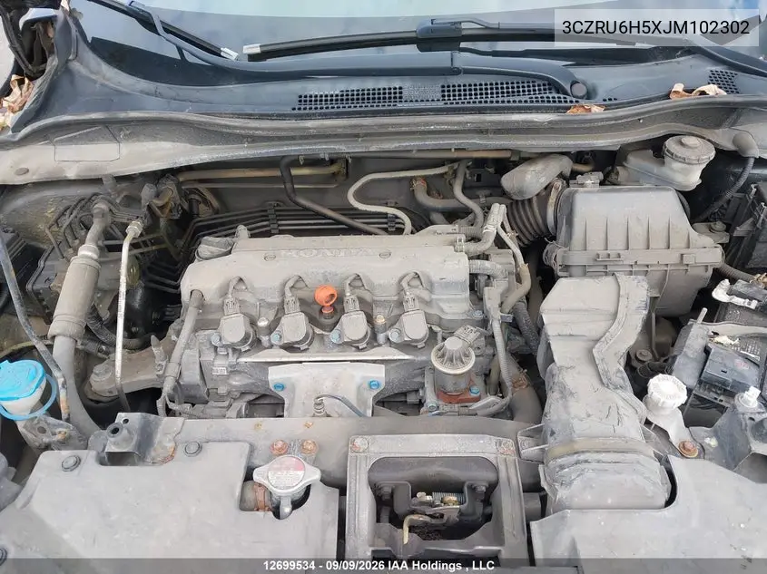 2018 HONDA HR-V VIN 3CZRU6H5XJM102302 — фото 10