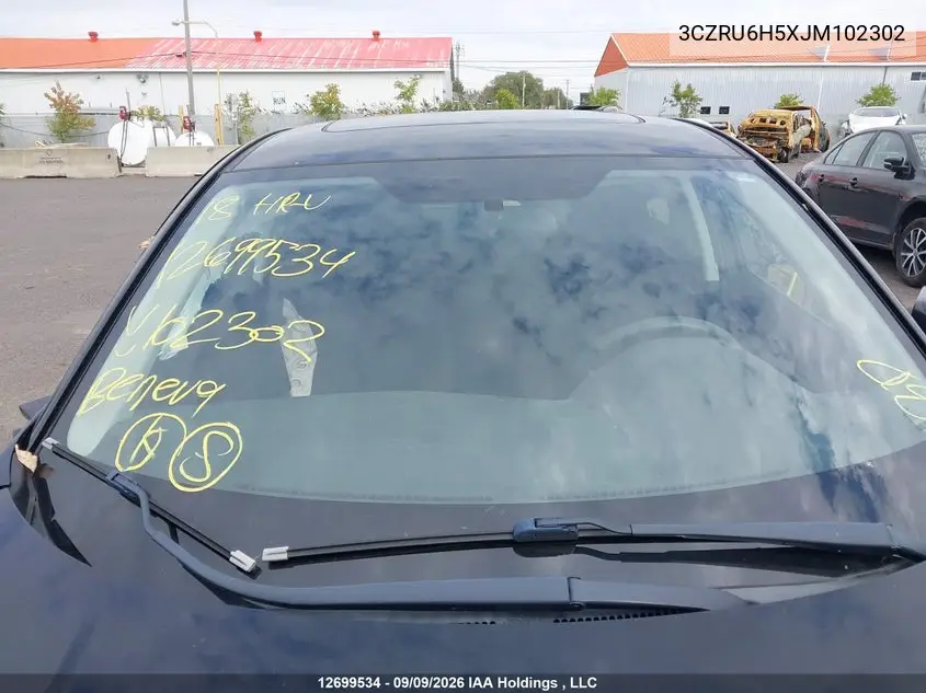 2018 HONDA HR-V VIN 3CZRU6H5XJM102302 — фото 17