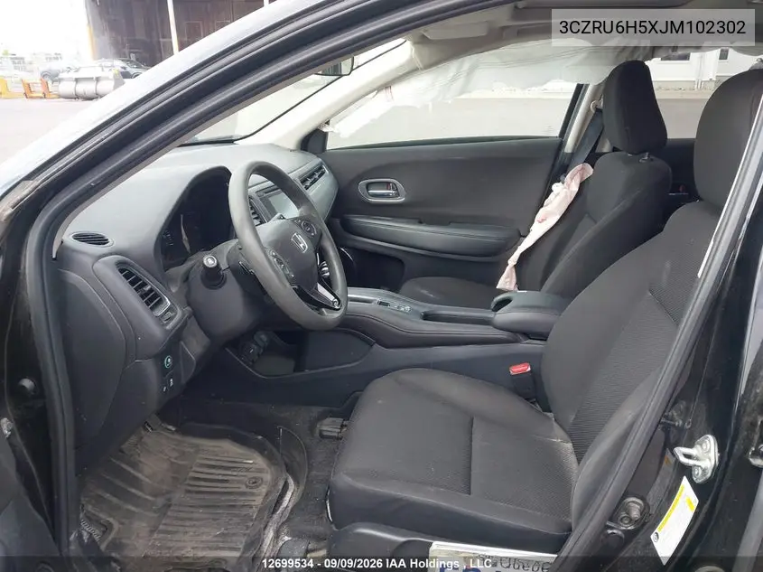 2018 HONDA HR-V VIN 3CZRU6H5XJM102302 — фото 5
