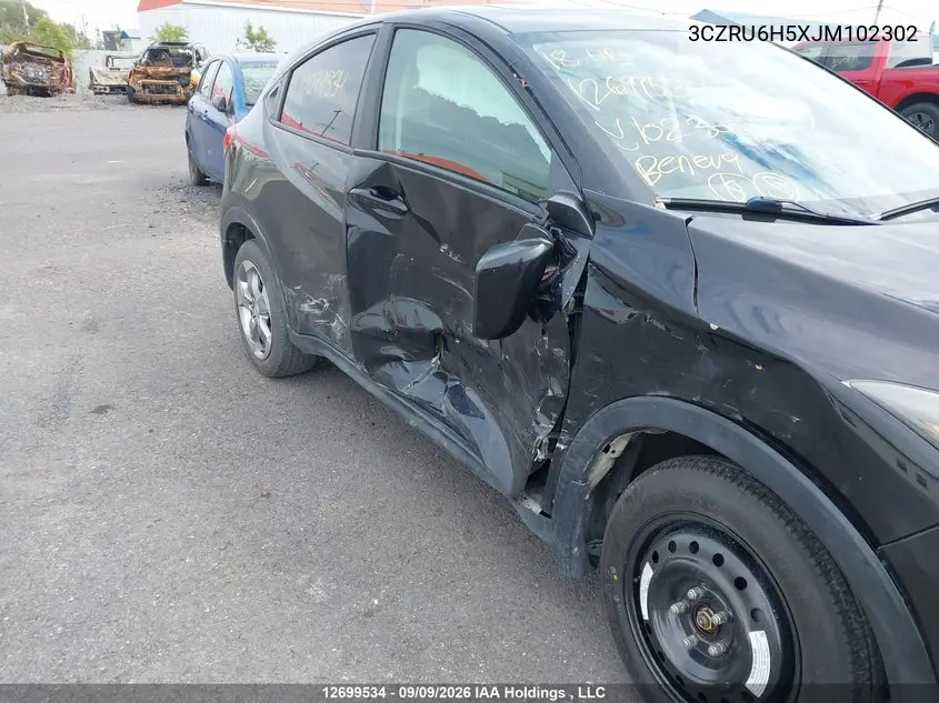 2018 HONDA HR-V VIN 3CZRU6H5XJM102302 — фото 6