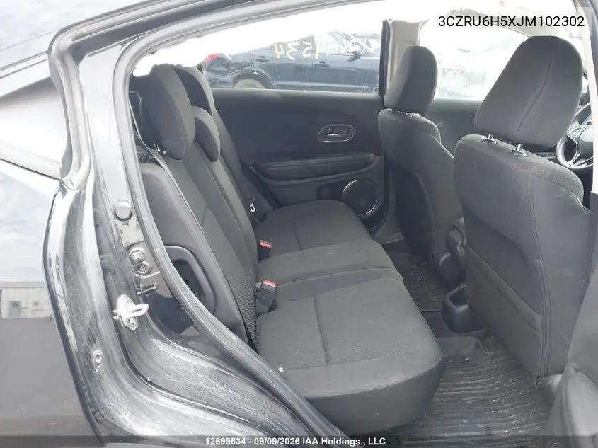 2018 HONDA HR-V VIN 3CZRU6H5XJM102302 — фото 8