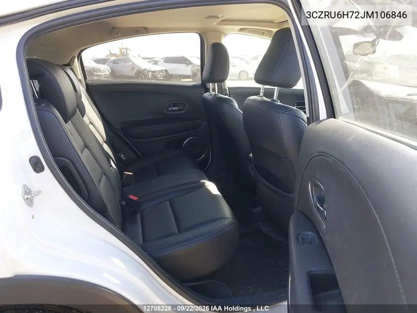2018 HONDA HR-V VIN 3CZRU6H72JM106846 — фото 8