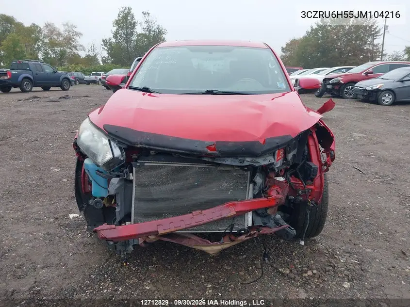 2018 HONDA HR-V VIN 3CZRU6H55JM104216 — фото 13