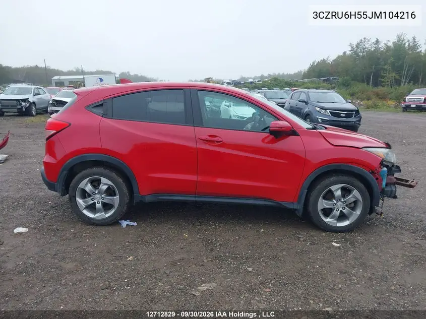 2018 HONDA HR-V VIN 3CZRU6H55JM104216 — фото 14