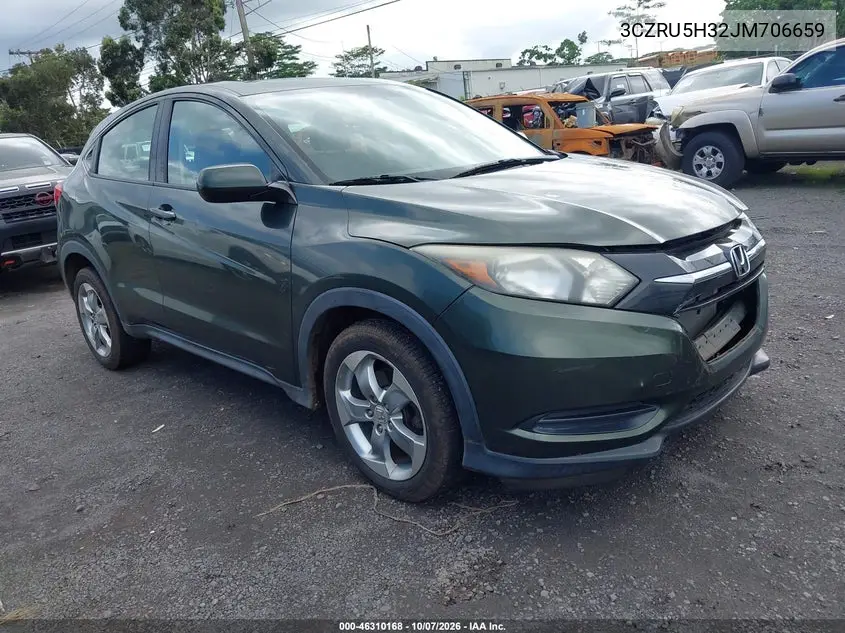 2018 HONDA HR-V VIN 3CZRU5H32JM706659 — фото 2