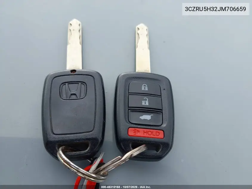 2018 HONDA HR-V VIN 3CZRU5H32JM706659 — фото 11