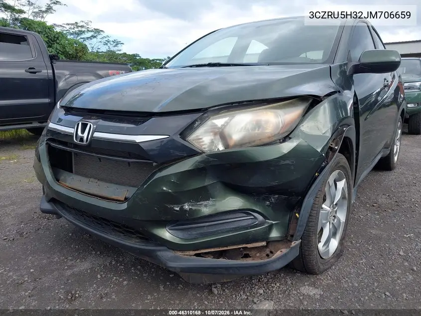 2018 HONDA HR-V VIN 3CZRU5H32JM706659 — фото 6