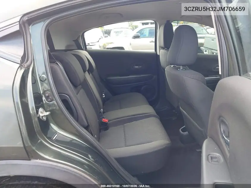2018 HONDA HR-V VIN 3CZRU5H32JM706659 — фото 8