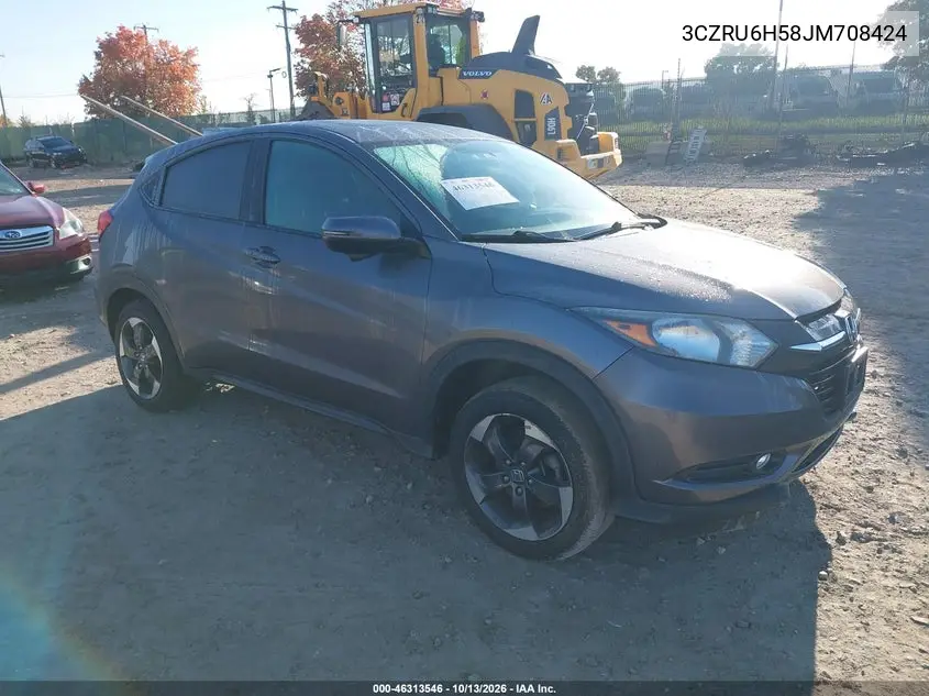 HONDA HR-V 2018, VIN 3CZRU6H58JM708424