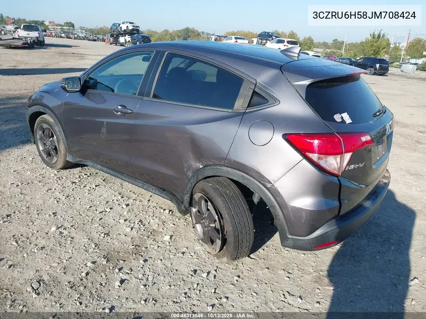 2018 HONDA HR-V VIN 3CZRU6H58JM708424 — фото 3