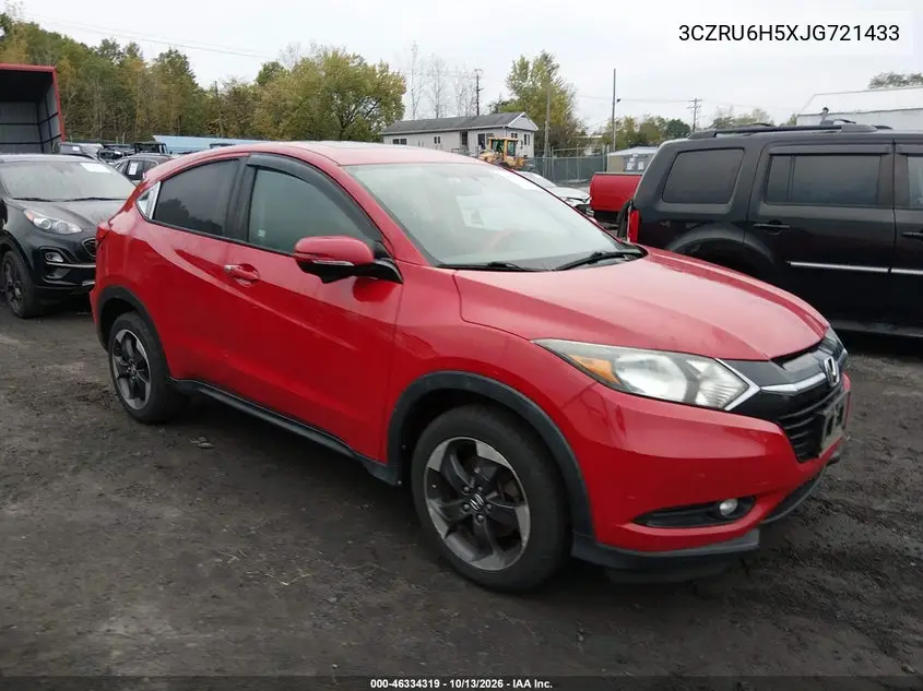 HONDA HR-V 2018, VIN 3CZRU6H5XJG721433