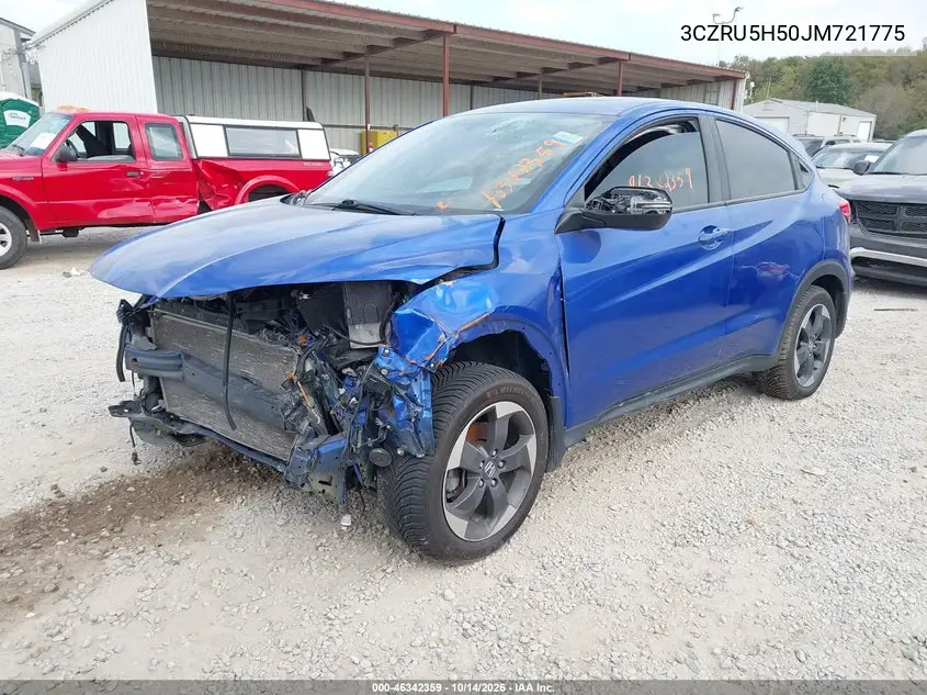 2018 HONDA HR-V VIN 3CZRU5H50JM721775 — фото 2