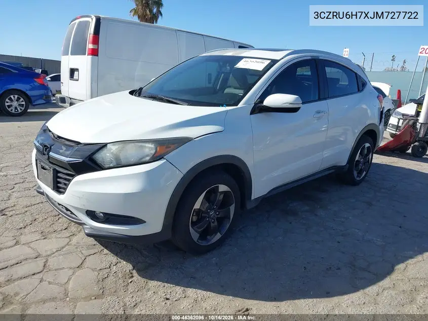2018 HONDA HR-V VIN 3CZRU6H7XJM727722 — фото 2