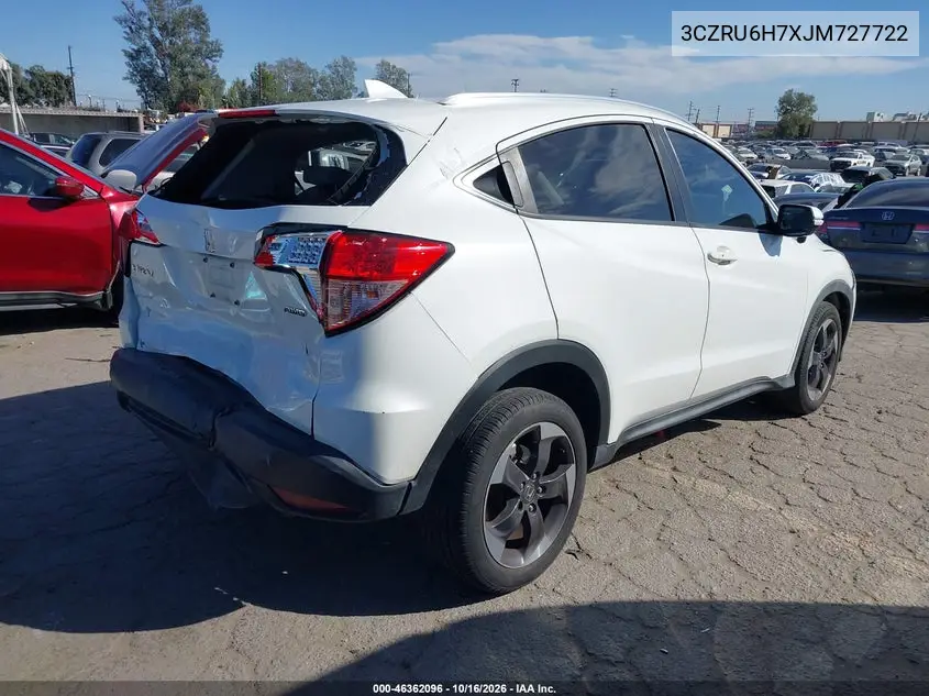 2018 HONDA HR-V VIN 3CZRU6H7XJM727722 — фото 4