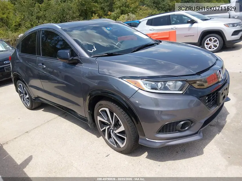 HONDA HR-V 2019, VIN 3CZRU5H15KG711529