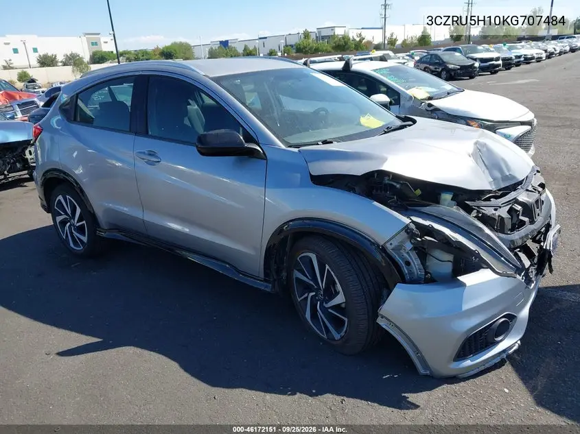 HONDA HR-V 2019, VIN 3CZRU5H10KG707484