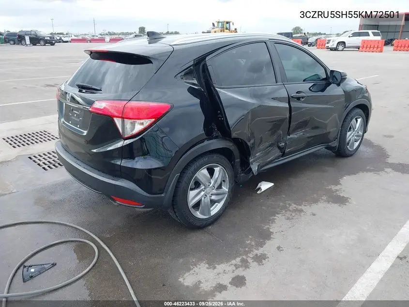 2019 HONDA HR-V VIN 3CZRU5SH55KM72501 — фото 4