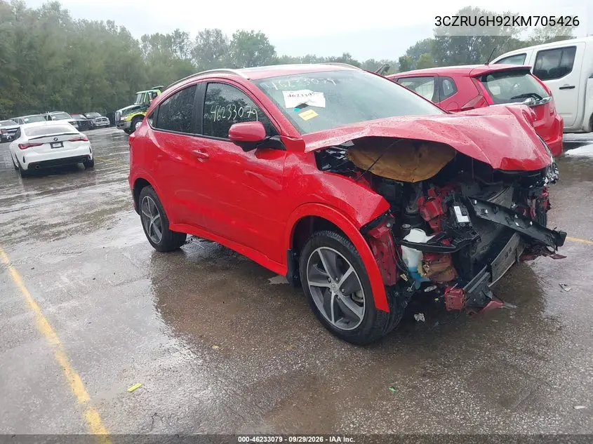 HONDA HR-V 2019, VIN 3CZRU6H92KM705426