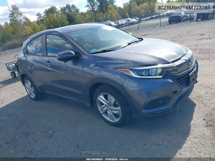 HONDA HR-V 2019, VIN 3CZRU6H71KM723785