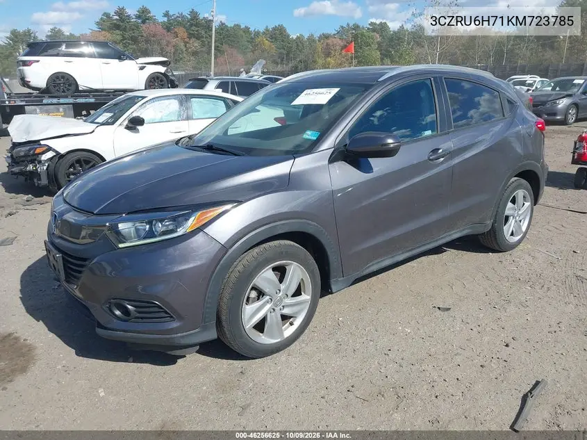 2019 HONDA HR-V VIN 3CZRU6H71KM723785 — фото 2