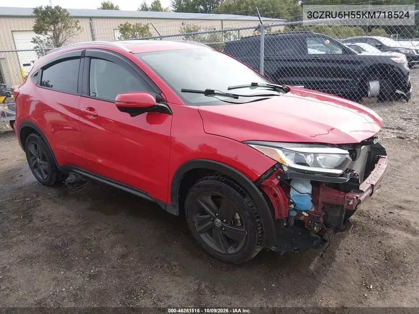 HONDA HR-V 2019, VIN 3CZRU6H55KM718524