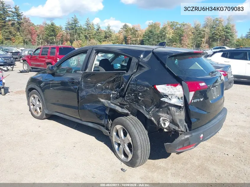 2019 HONDA HR-V VIN 3CZRU6H34KG709083 — фото 3
