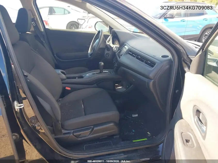2019 HONDA HR-V VIN 3CZRU6H34KG709083 — фото 5
