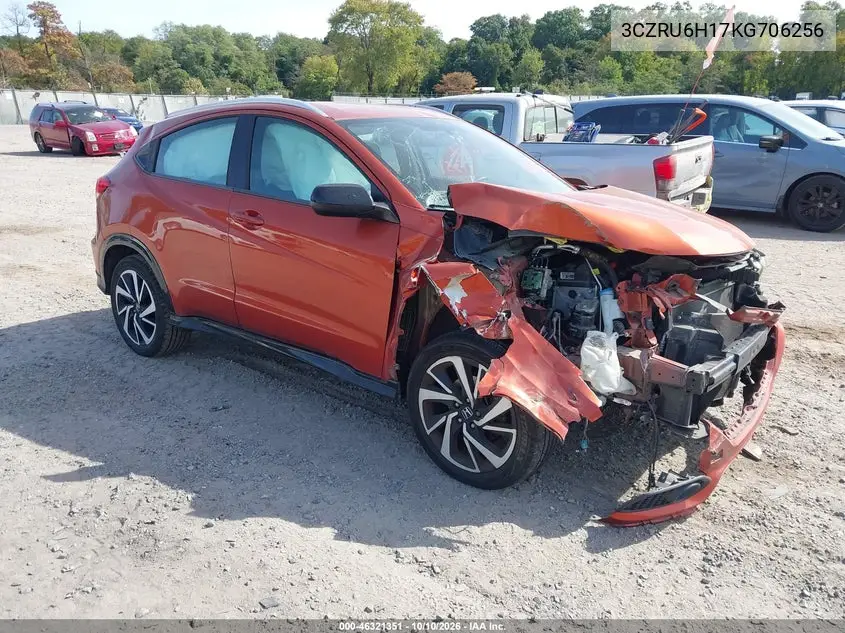 HONDA HR-V 2019, VIN 3CZRU6H17KG706256