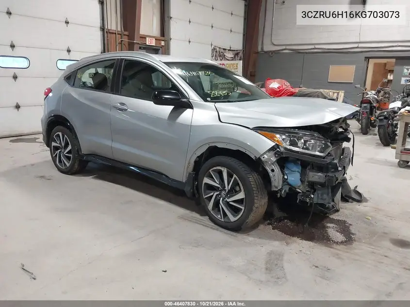 HONDA HR-V 2019, VIN 3CZRU6H16KG703073
