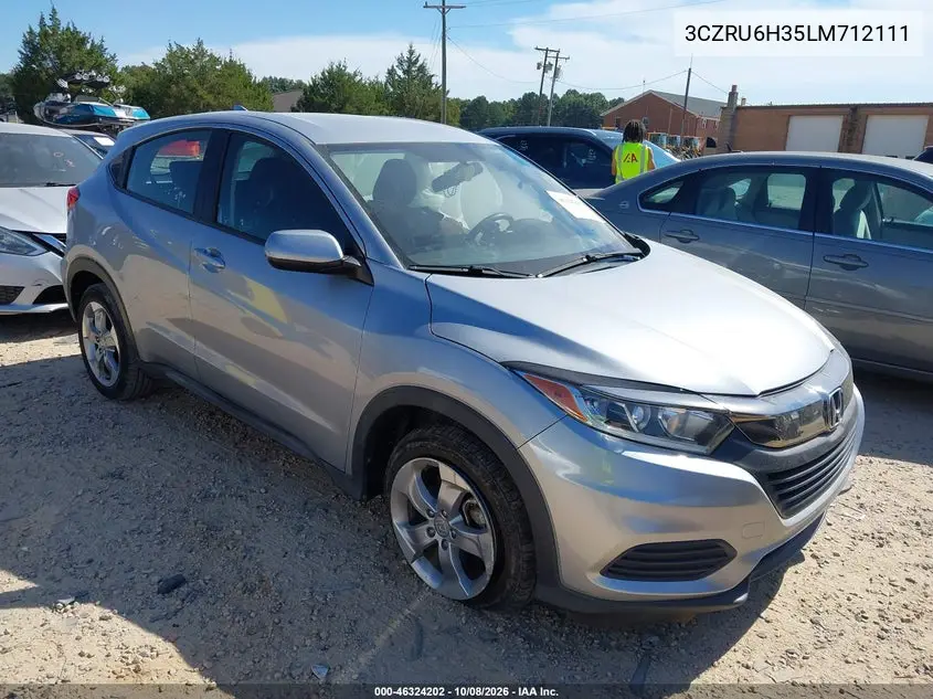 HONDA HR-V 2020, VIN 3CZRU6H35LM712111