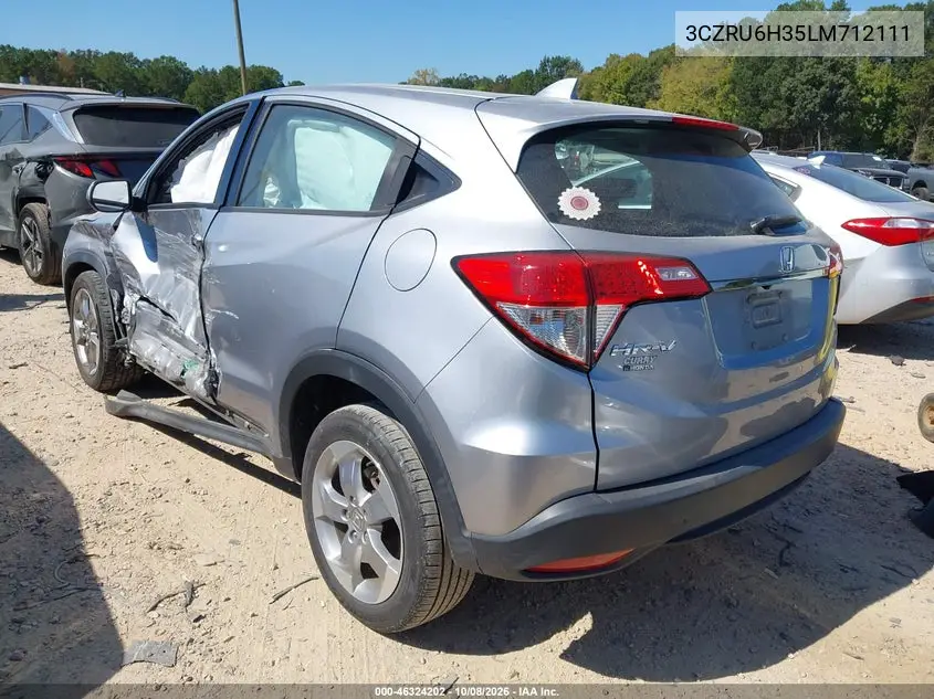 2020 HONDA HR-V VIN 3CZRU6H35LM712111 — фото 3