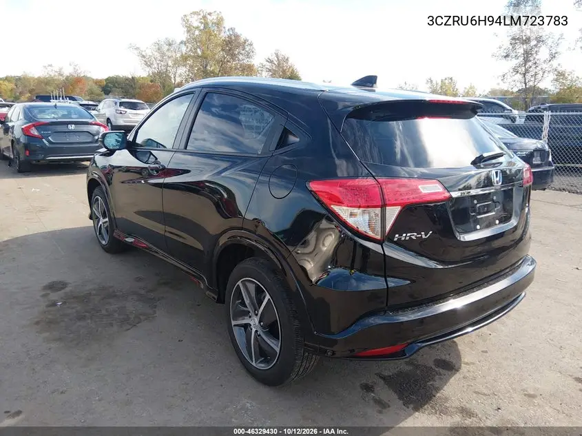 2020 HONDA HR-V VIN 3CZRU6H94LM723783 — фото 3