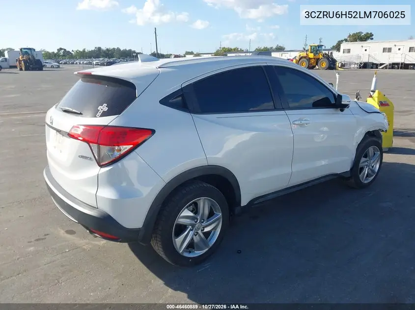 HONDA HR-V 2020, VIN 3CZRU6H52LM706025