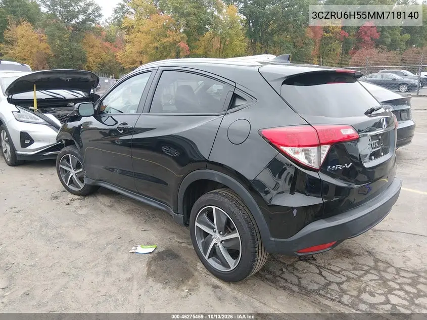 2021 HONDA HR-V VIN 3CZRU6H55MM718140 — фото 3