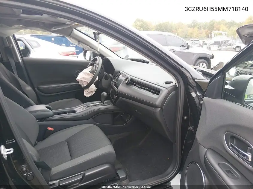 2021 HONDA HR-V VIN 3CZRU6H55MM718140 — фото 5