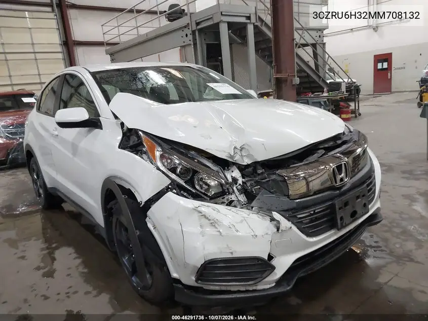 HONDA HR-V 2021, VIN 3CZRU6H32MM708132