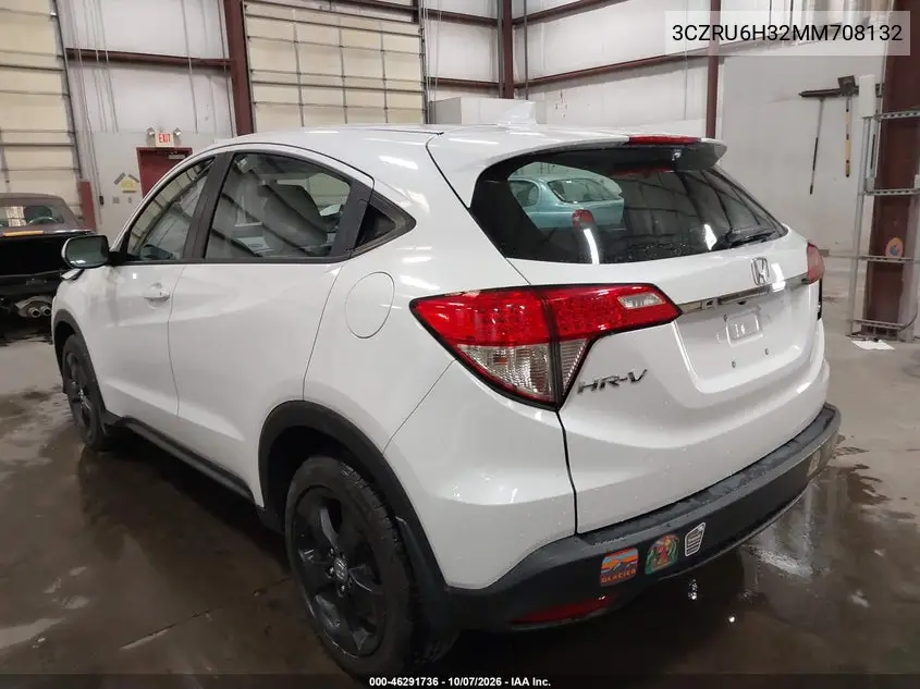 2021 HONDA HR-V VIN 3CZRU6H32MM708132 — фото 3
