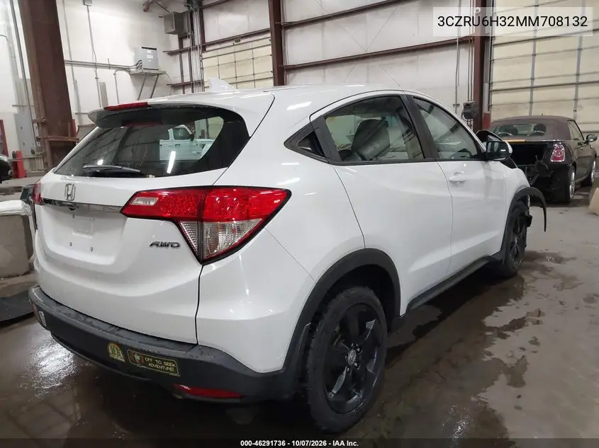 2021 HONDA HR-V VIN 3CZRU6H32MM708132 — фото 4