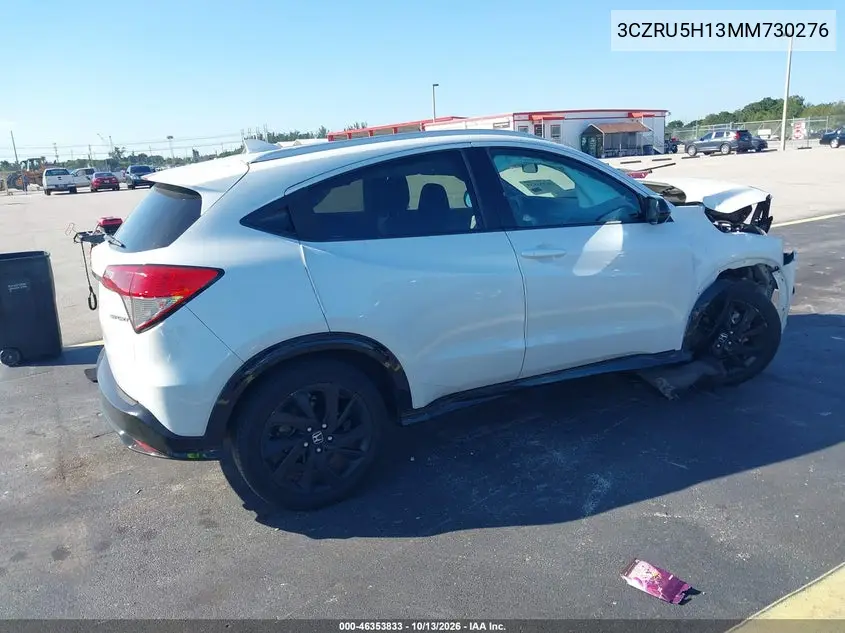 2021 HONDA HR-V VIN 3CZRU5H13MM730276 — фото 4