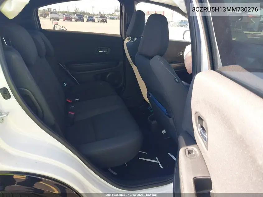 2021 HONDA HR-V VIN 3CZRU5H13MM730276 — фото 8