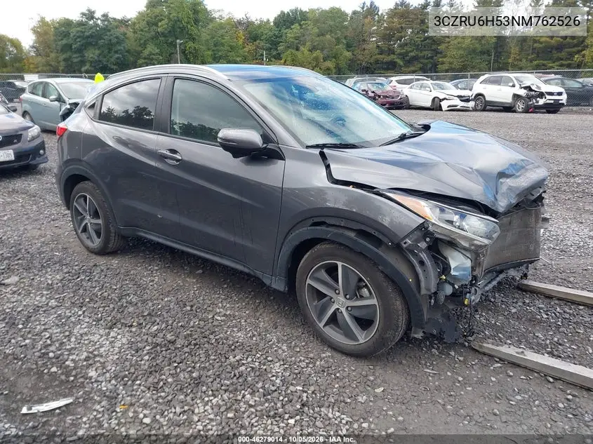 HONDA HR-V 2022, VIN 3CZRU6H53NM762526