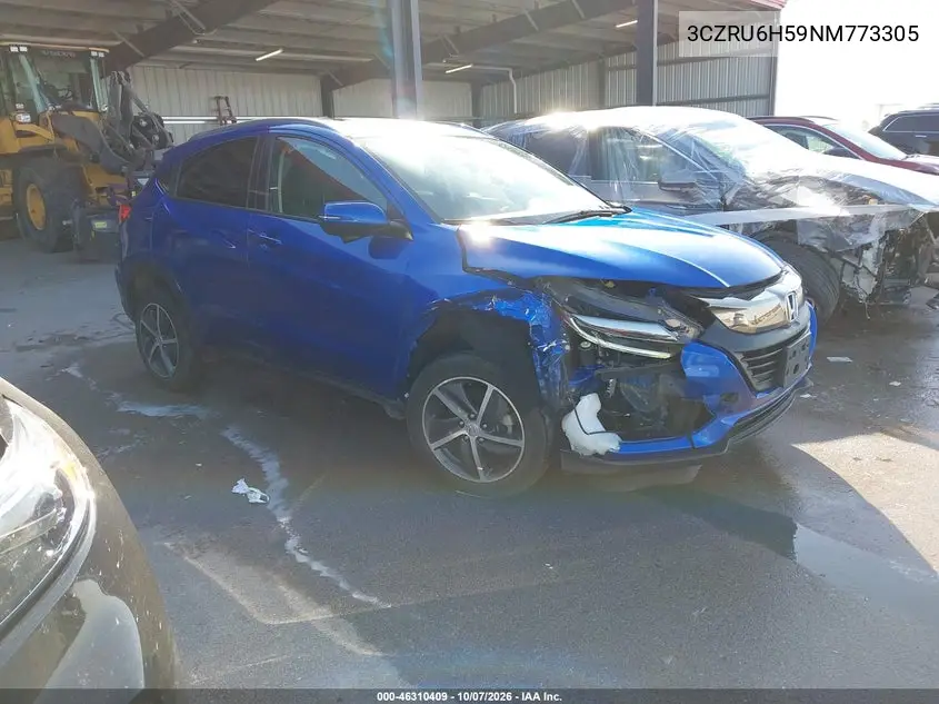 HONDA HR-V 2022, VIN 3CZRU6H59NM773305