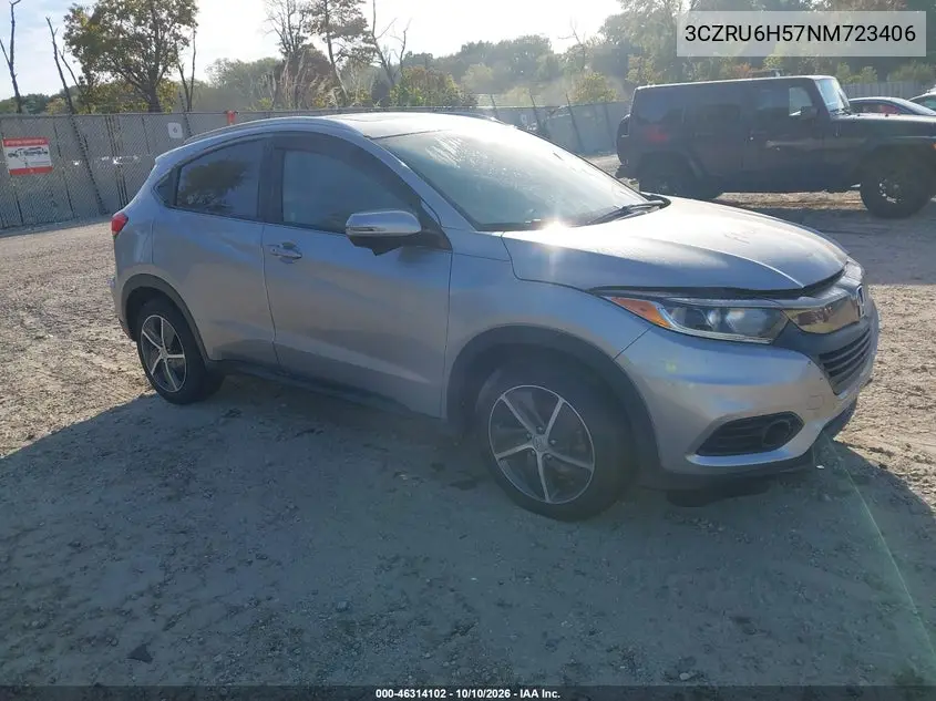 HONDA HR-V 2022, VIN 3CZRU6H57NM723406