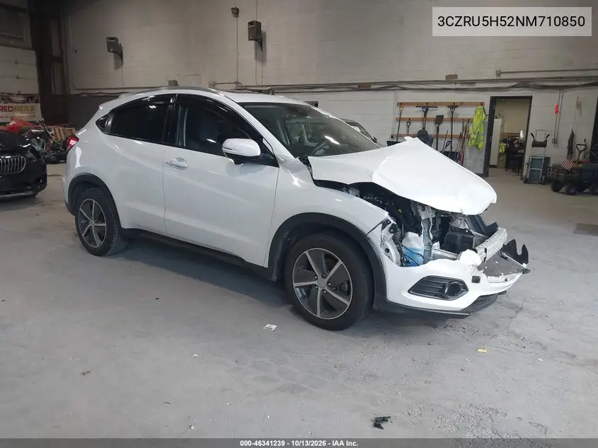 HONDA HR-V 2022, VIN 3CZRU5H52NM710850