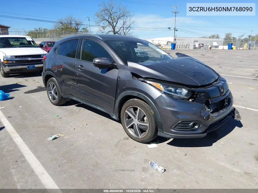 HONDA HR-V 2022, VIN 3CZRU6H50NM768090