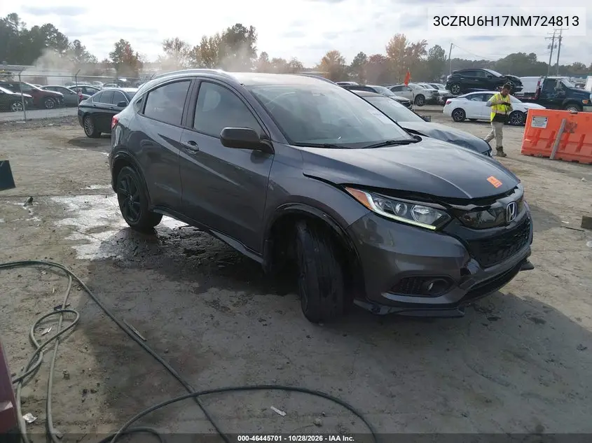 HONDA HR-V 2022, VIN 3CZRU6H17NM724813